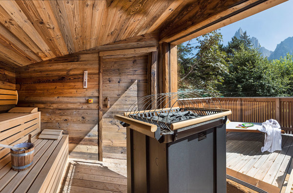 Active Hotel Diana**** - Aussensaunasommer